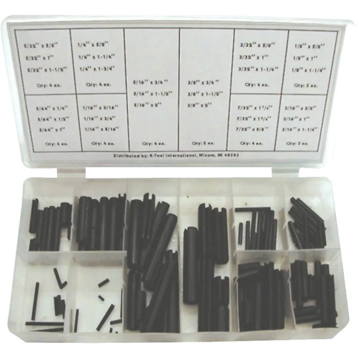 120 Piece Roll Pin Assortment