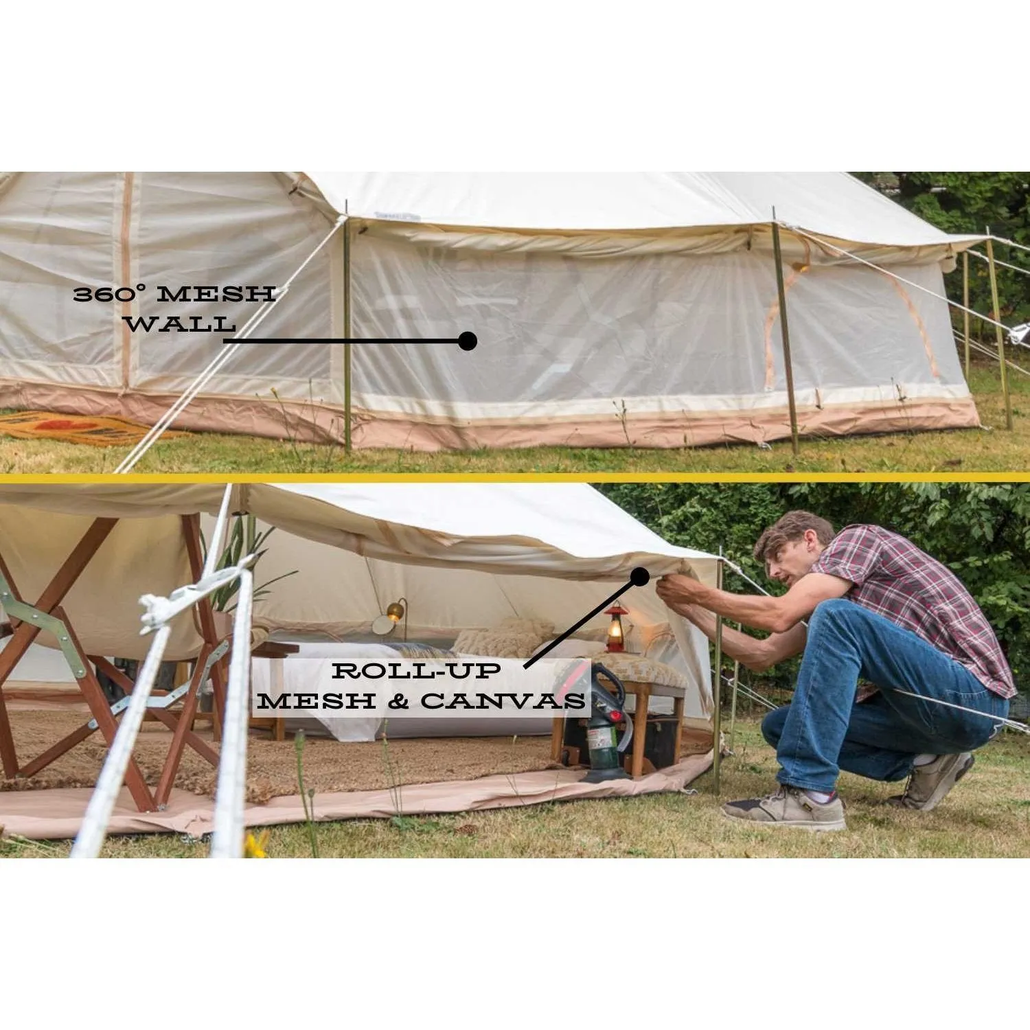 16' (5M) Stella™ Stargazer Bell Tent
