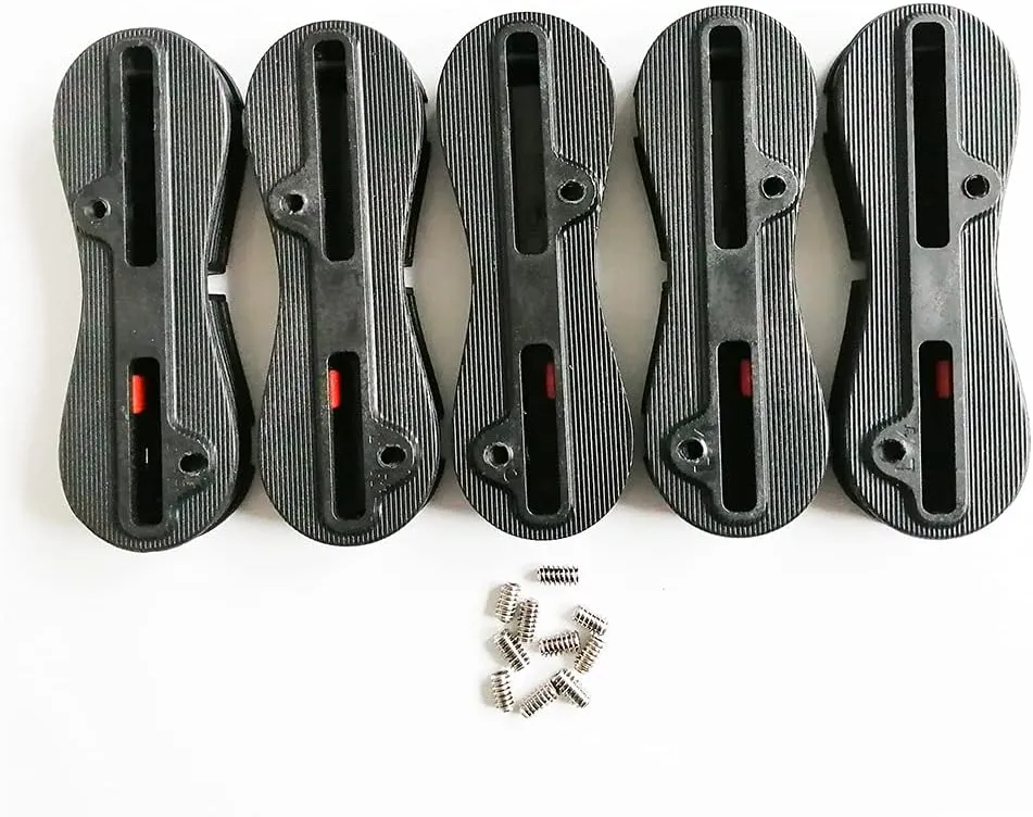 5 Boxes/Set Fusion Fin Box 1 Center   4 Side Surfboard Fins Surf Fin Plugs 0   5 Degree for FCS 2 Surfing Fin Plug (Black)