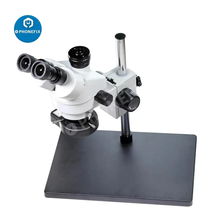 7-45x SZM45T-B1 Industrial Stereo Trinocular Microscope with Light