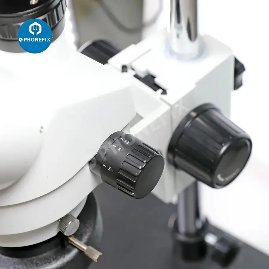 7-45x SZM45T-B1 Industrial Stereo Trinocular Microscope with Light