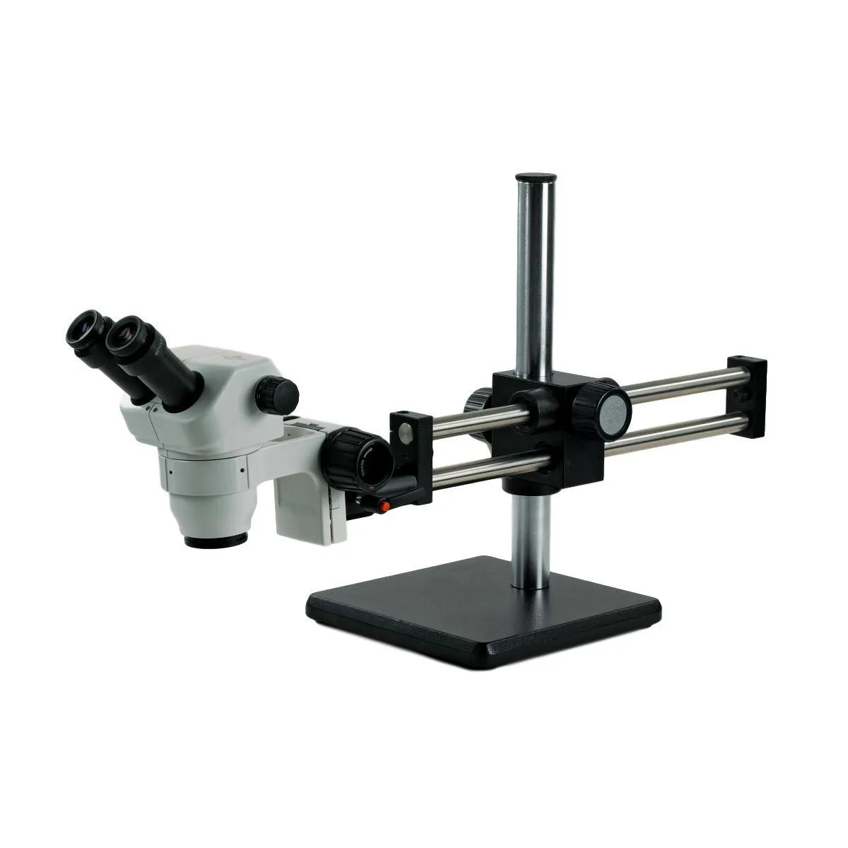 Accu-Scope 3078 Binocular Zoom Stereo Microscope on Ball Bearing Boom Stand