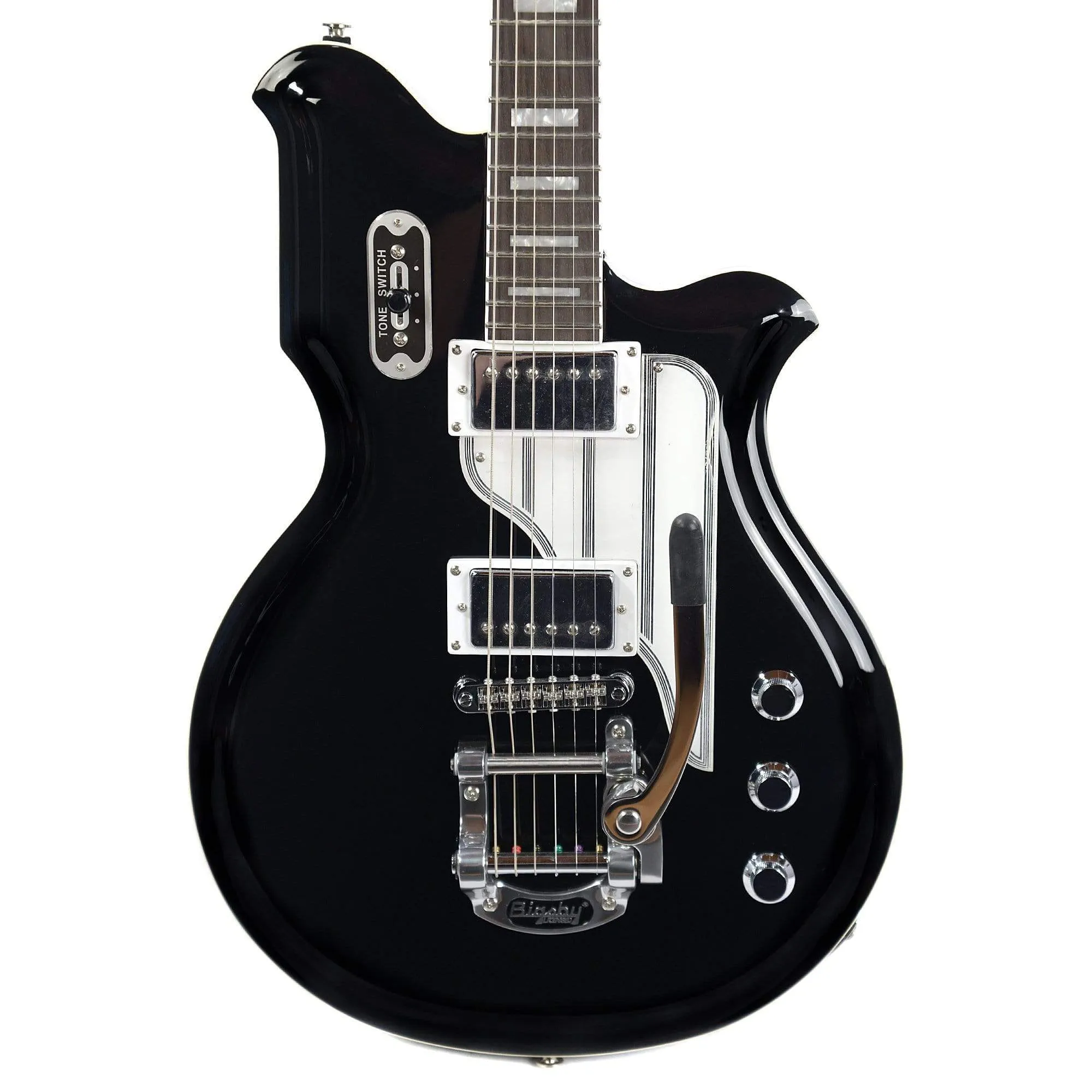 Airline Map Black w/Bigsby