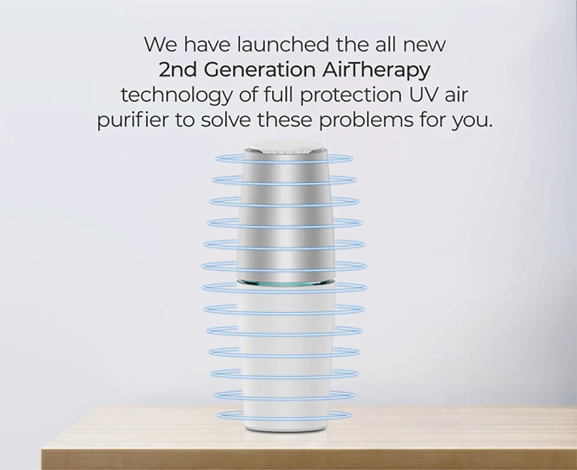 AirTherapy™ 2.0: UV Sterilization Air Purifier