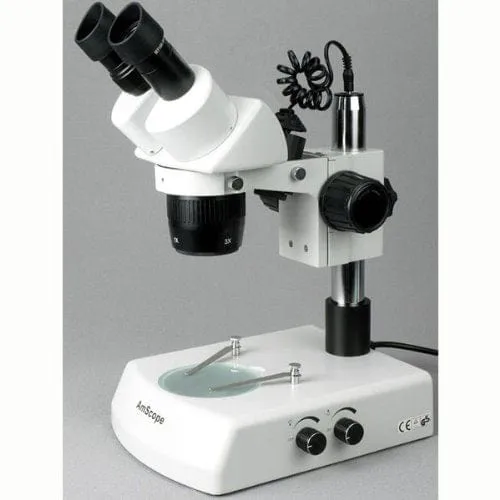 AmScope 10X-45X Magnification Super Widefield Stereo Binocular Microscope Head