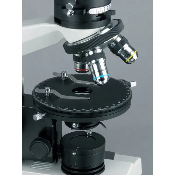AmScope PZ200 Series Polarizing Binocular Compound Microscope 40X-800X Magnification