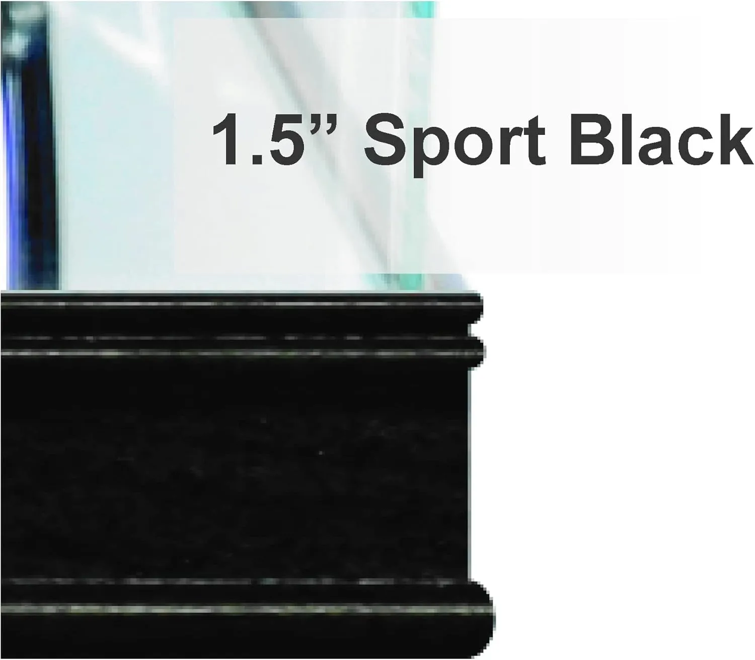 Baseball Bat Display Case with Sport Moulding