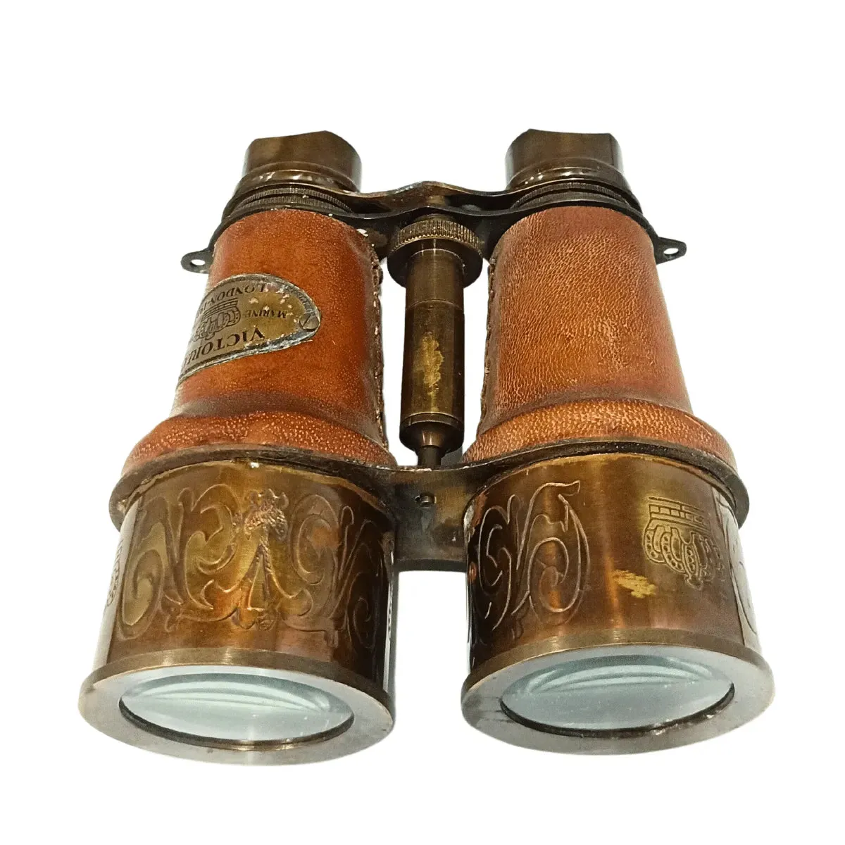 Brass Leather Binocular BB017