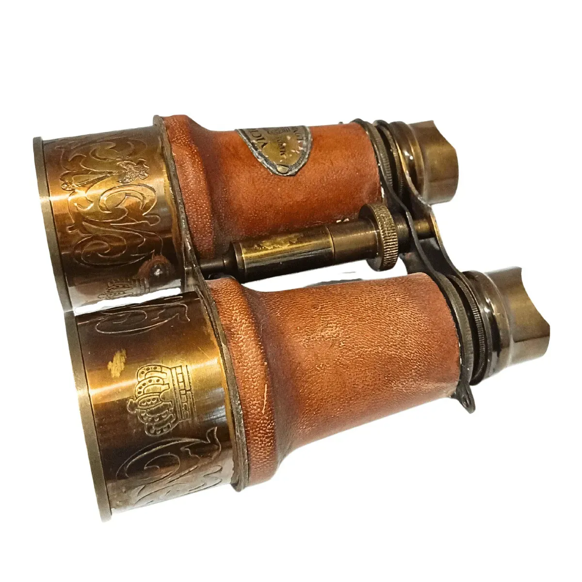Brass Leather Binocular BB017