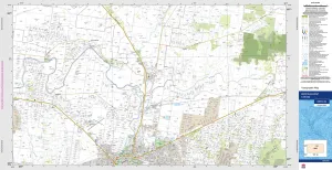 Brocklehurst 8633-4S Topographic Map 1:25k