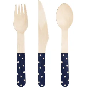 Bulk Blue Dolly Parton Assorted Wooden Cutlery (Case of 288)