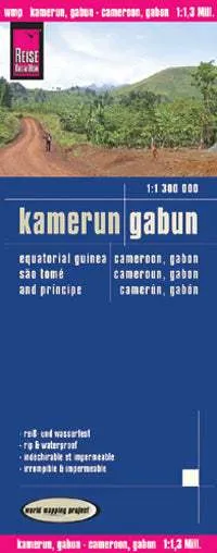 Cameroon & Gabon Folded Travel Map (1st Edition) by Reise Know-How (2010)