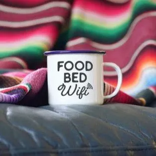 Camp Mug - Food Bed Wifi