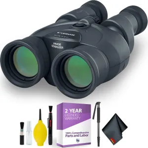 Canon 12x36 is III Image Stabilized Binocular   Cleaning Kit   2 Year Extended Warranty Advanced Bundle