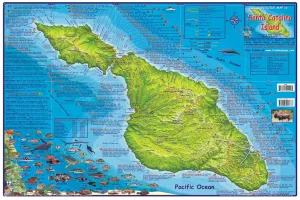 Catalina Island Dive Map - Waterproof