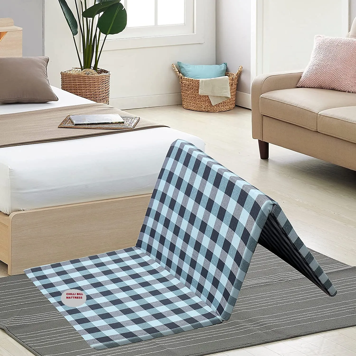 CHILLI BILLI 3 inches Epe 3 Folding mattress multi (3- INCH - 6 X 4 FT)