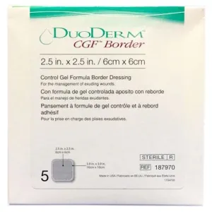 Convatec Duoderm CGF Border Dressing 2.5" x 2.5" 187970