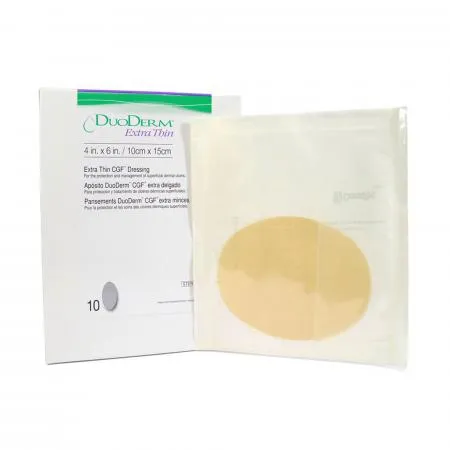 Convatec DuoDERM Extra Thin Dressing Oval 4in x 6in 187902