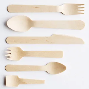 Disposable Wooden Cutlery - made from birchwood