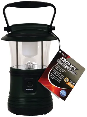 Dorcy 41-3103 Camping Lantern, D Battery, LED Lamp, 200 Lumens Lumens, Green :EA: QUANTITY: 1