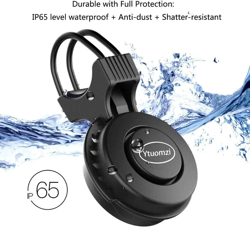 Electric Bike Horn USB Rechargeable Bicycle Bell 120 db Invisible Cycling Alarm Loud Horn Waterproof 3 Modes Alert Ring for Mountain/Road Bike Scooters Handlebar 22-31.8mm