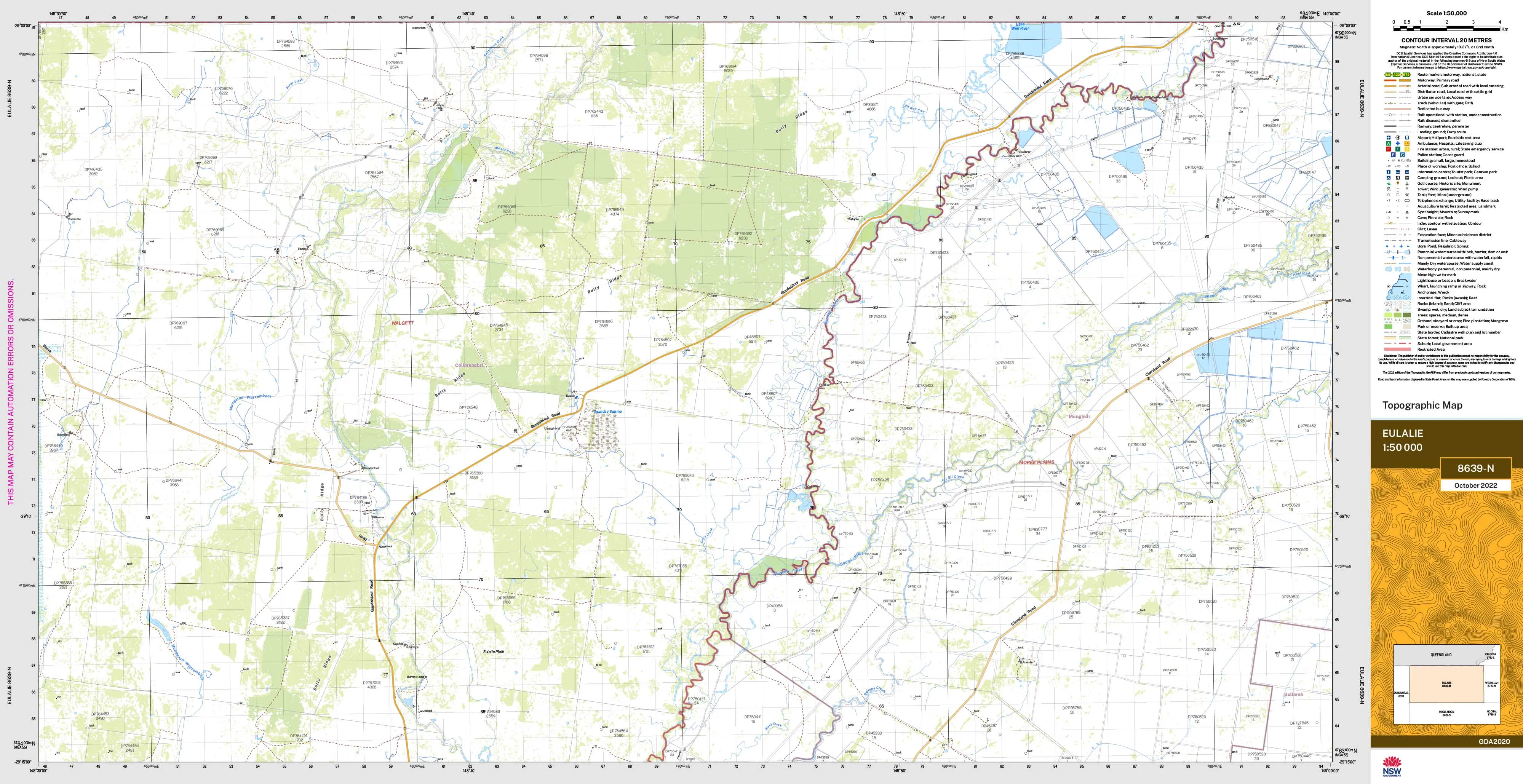 Eulalie 8639-N Topographic Map 1:50k