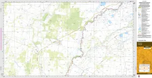 Eulalie 8639-N Topographic Map 1:50k