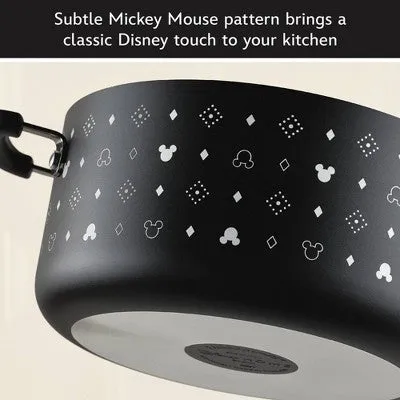 Farberware Disney Monochrome 5.5qt Ceramic Nonstick Stockpot with Lid Black