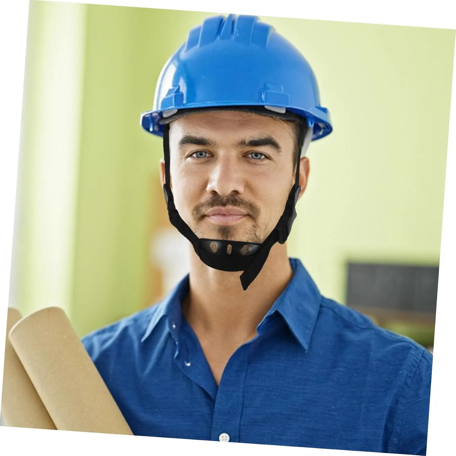 Gadpiparty Hard Hat Chin Strap Buckle Strap for Construction Worker Elastic Sturdy Random Color