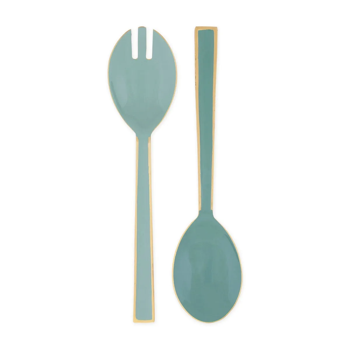 GB SALAD SERV ENAMEL BL 25CM S2