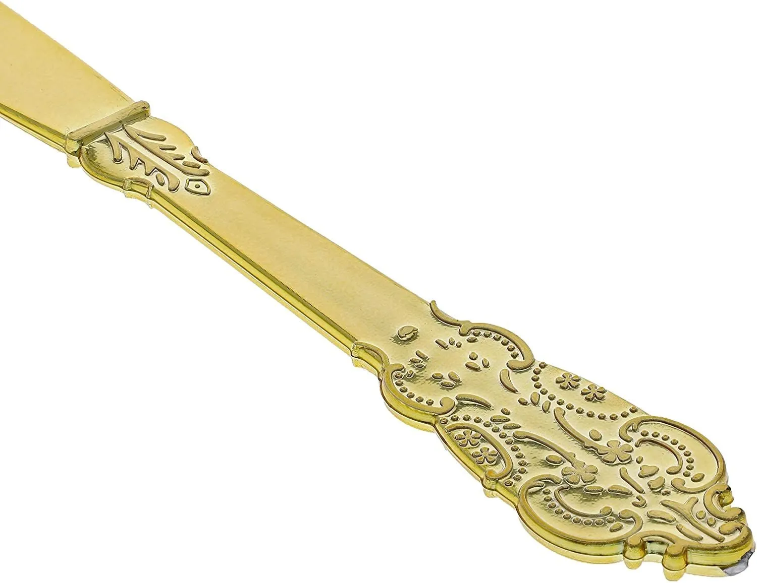 Gold Vintage Plastic Wedding Silverware (72 Pack)
