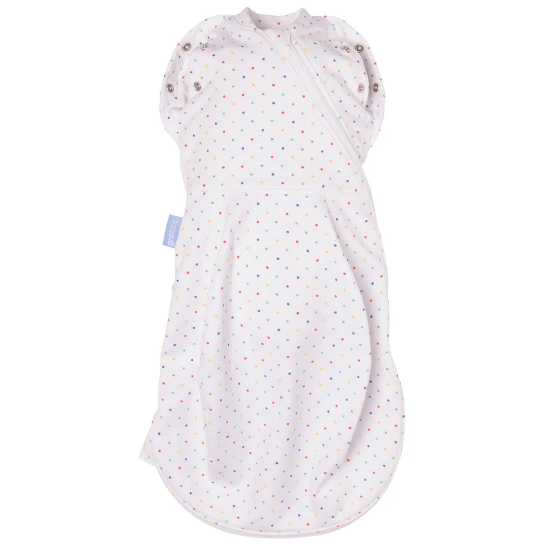 Grobag Newborn Swaddle (Light Weight) - Rainbow Spot