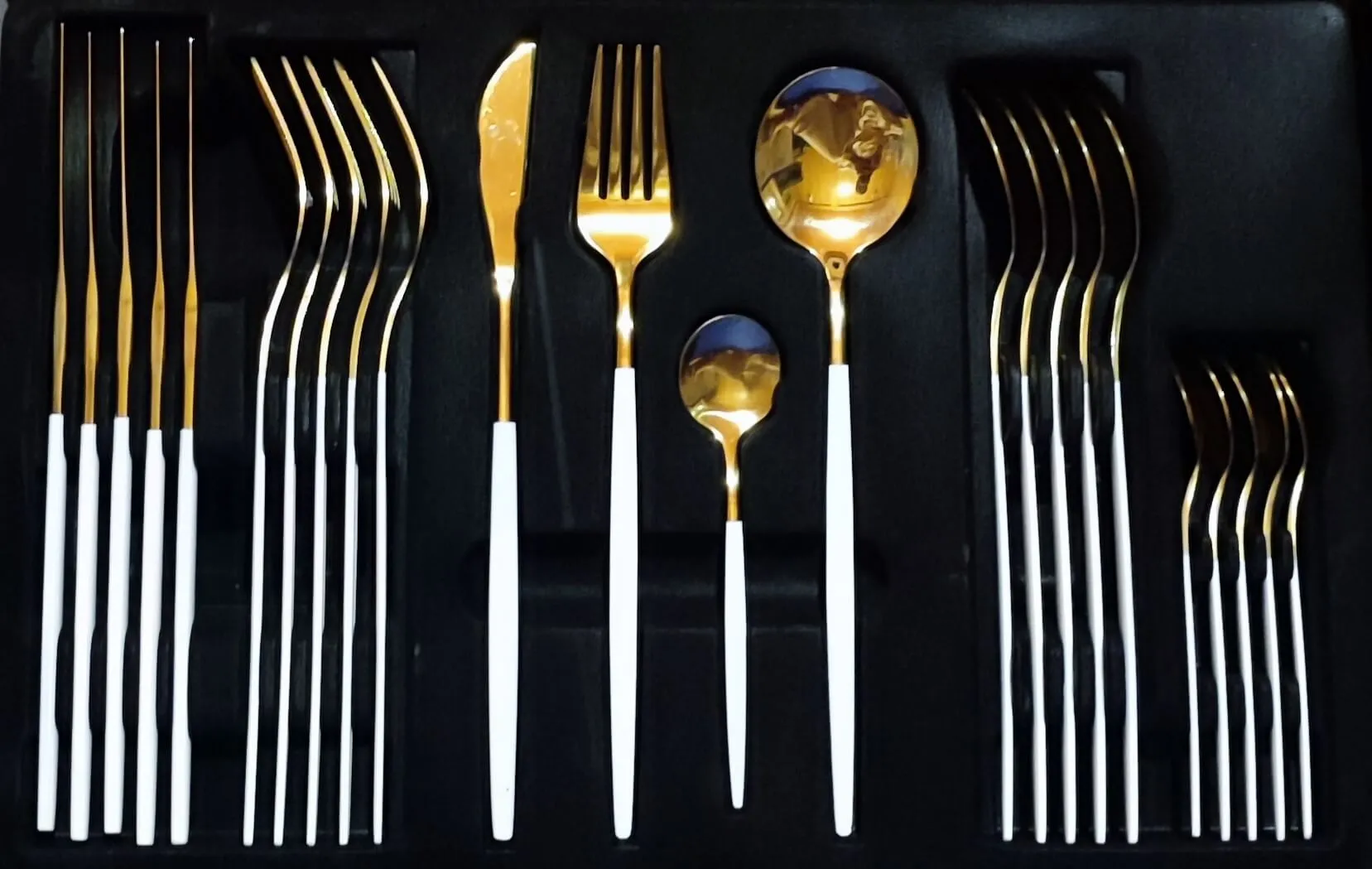 Heavy 24Pcs Steel Cutlery Set