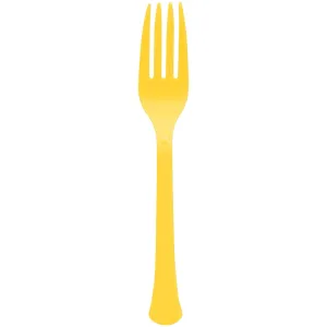 Heavy Weight Forks, High Ct. - Yellow Sunshine