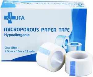 JFA Microporous Surgical Tape 2.5cm x 10m x 12