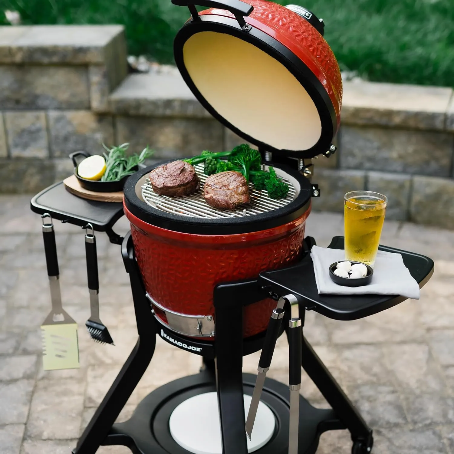 Joe Jr Grill Cart with Shelves
