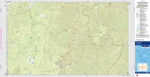 Kanangra 8930-3S Topographic Map 1:25k