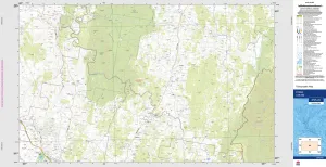Kydra 8725-2S Topographic Map 1:25k