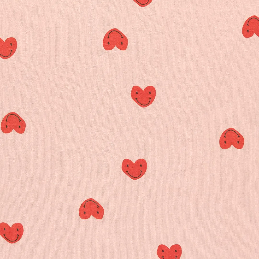 Lassig Interlock Sleeping Bag - Peach Rose - Heart