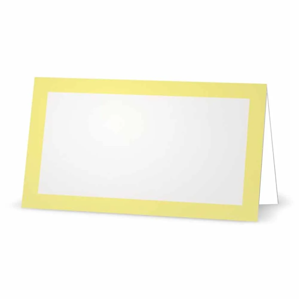Lemon Place Cards - Tent Style