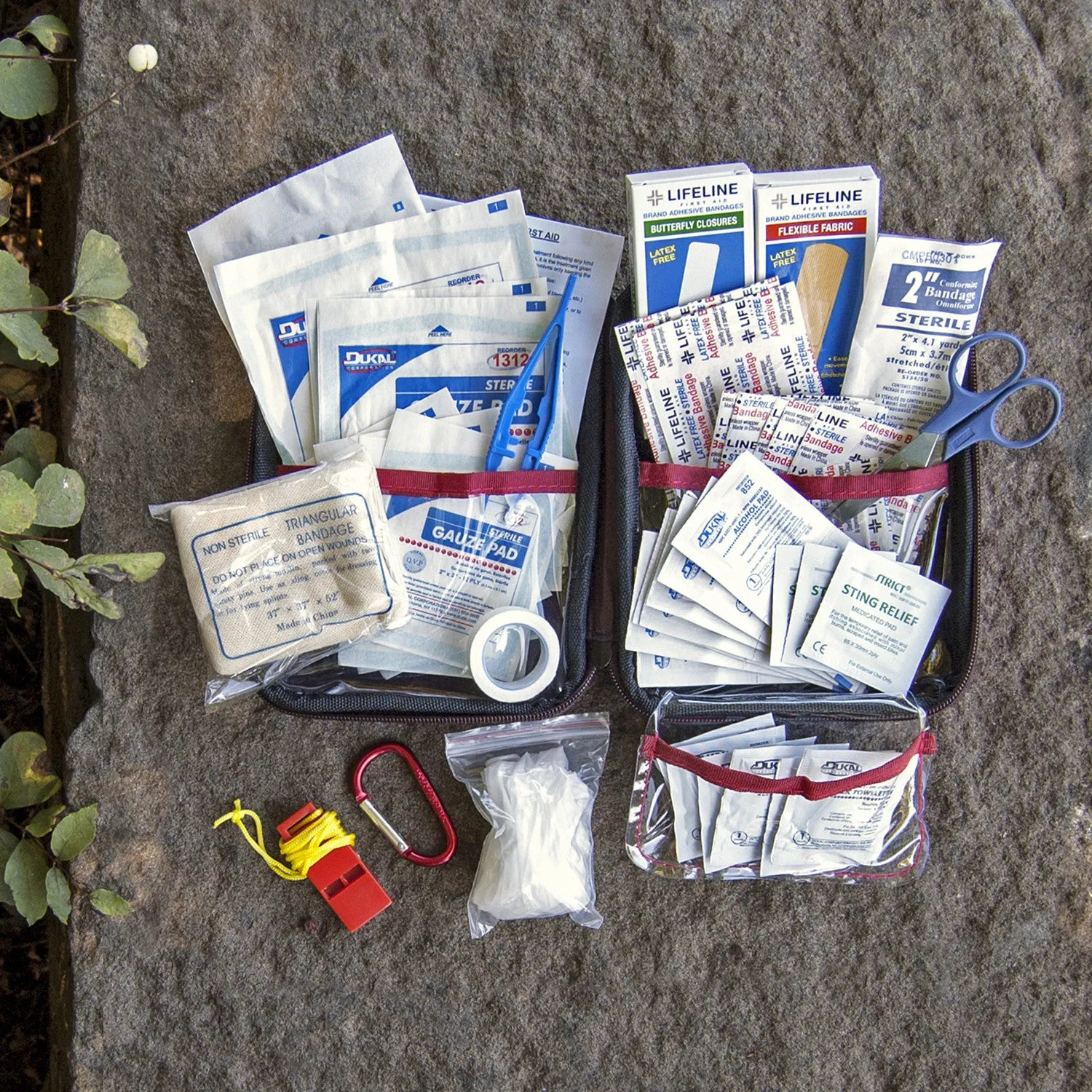 Lifeline 85 Piece First Aid Kit (Red)