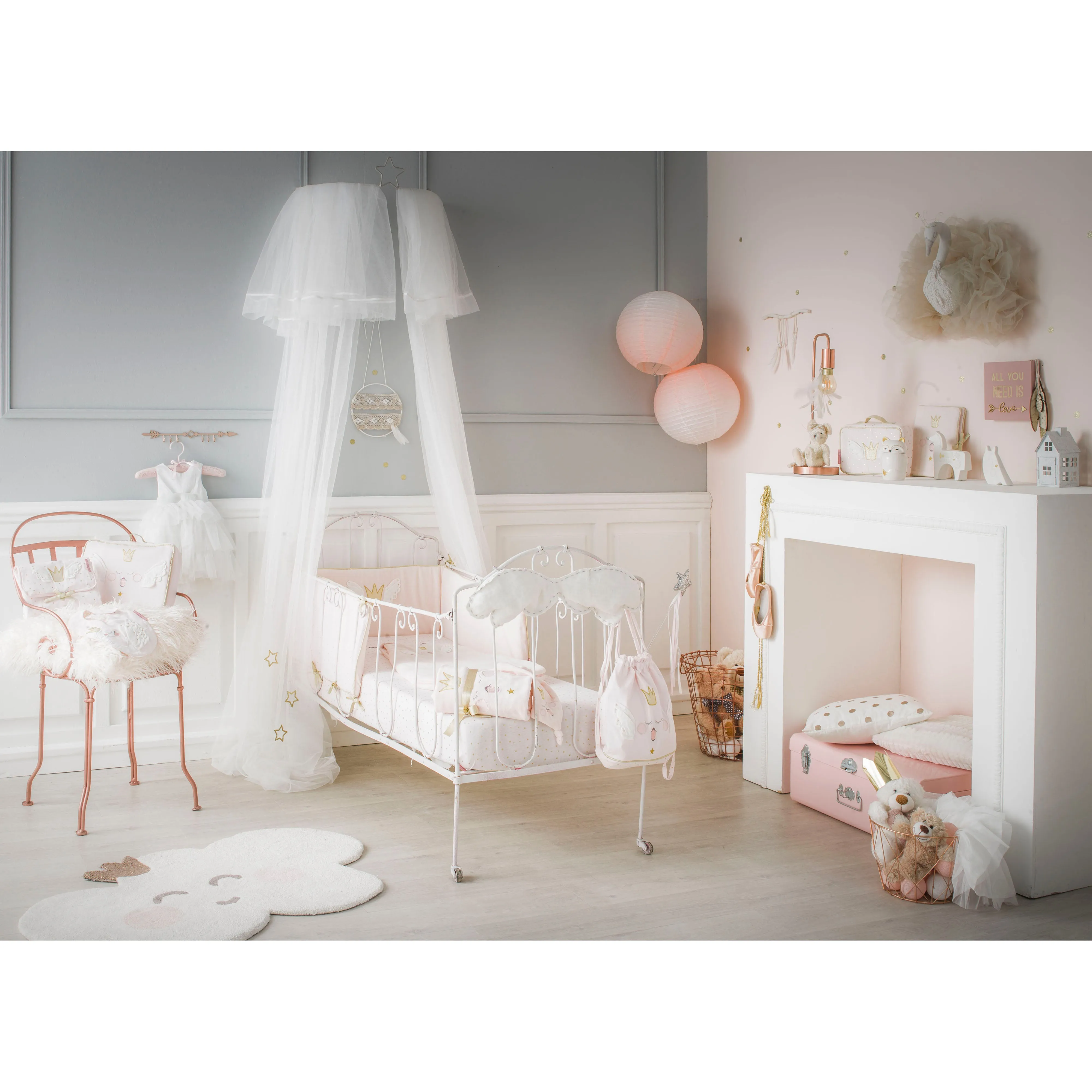 Little Crevette Sleeping Bag Princess Swan