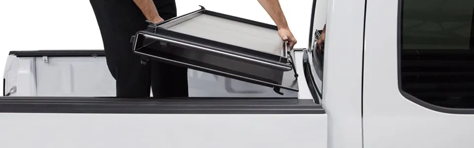 Lomax - Tri-Fold Bed Cover - 2004-2020 F150 & 2010-2020 Raptor