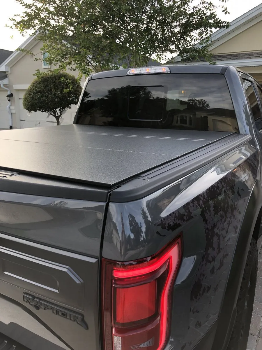 Lomax - Tri-Fold Bed Cover - 2004-2020 F150 & 2010-2020 Raptor