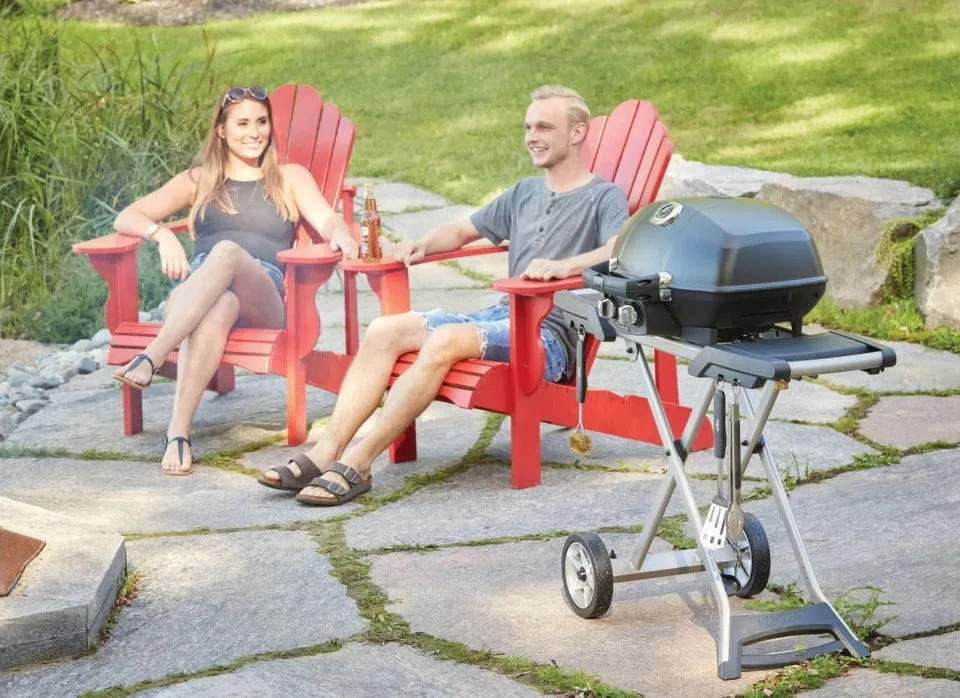 Napoleon TravelQ PRO 285X (Black) Portable Propane BBQ with Scissor Cart PRO285X-BK