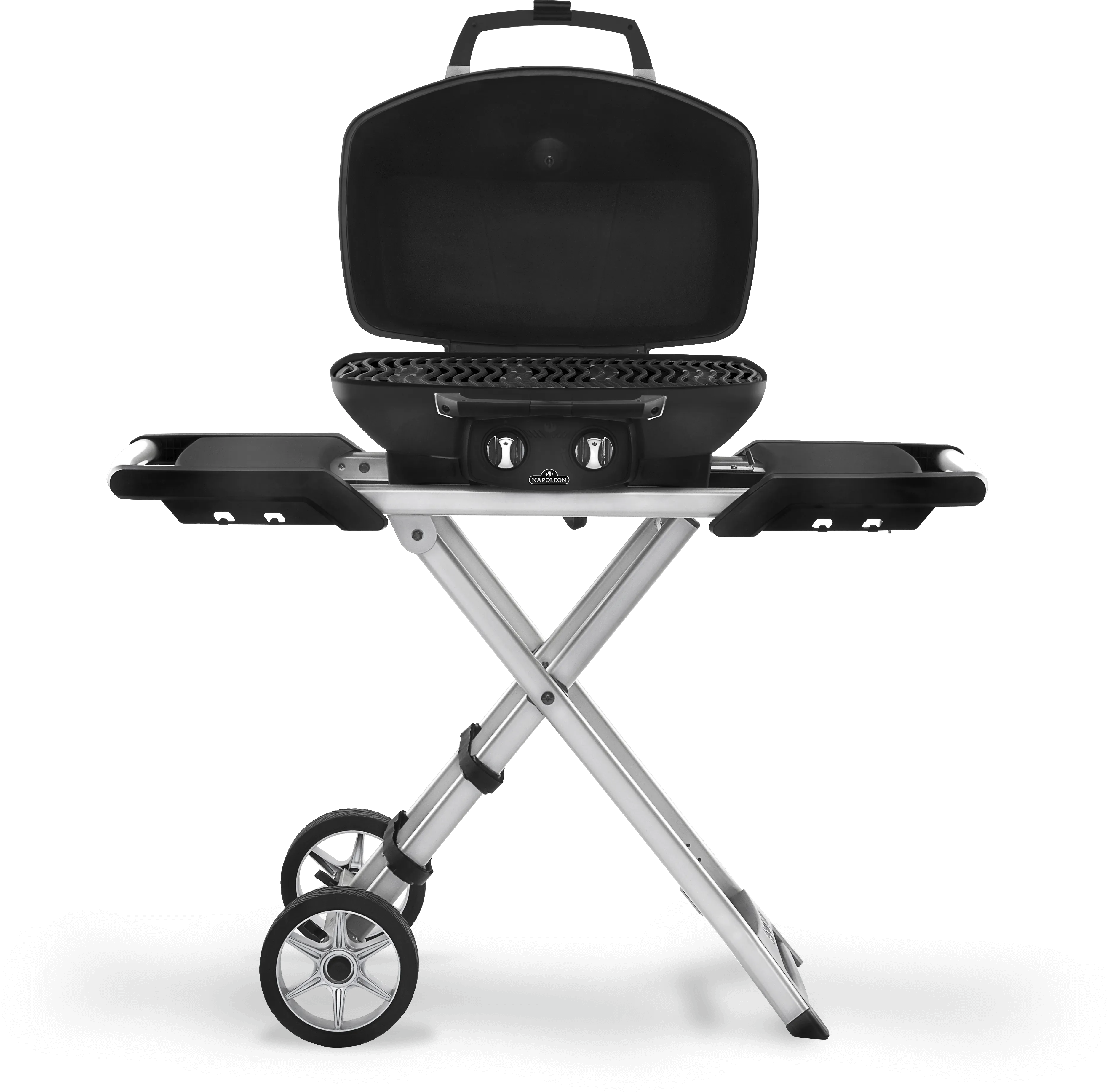 Napoleon TravelQ PRO 285X (Black) Portable Propane BBQ with Scissor Cart PRO285X-BK