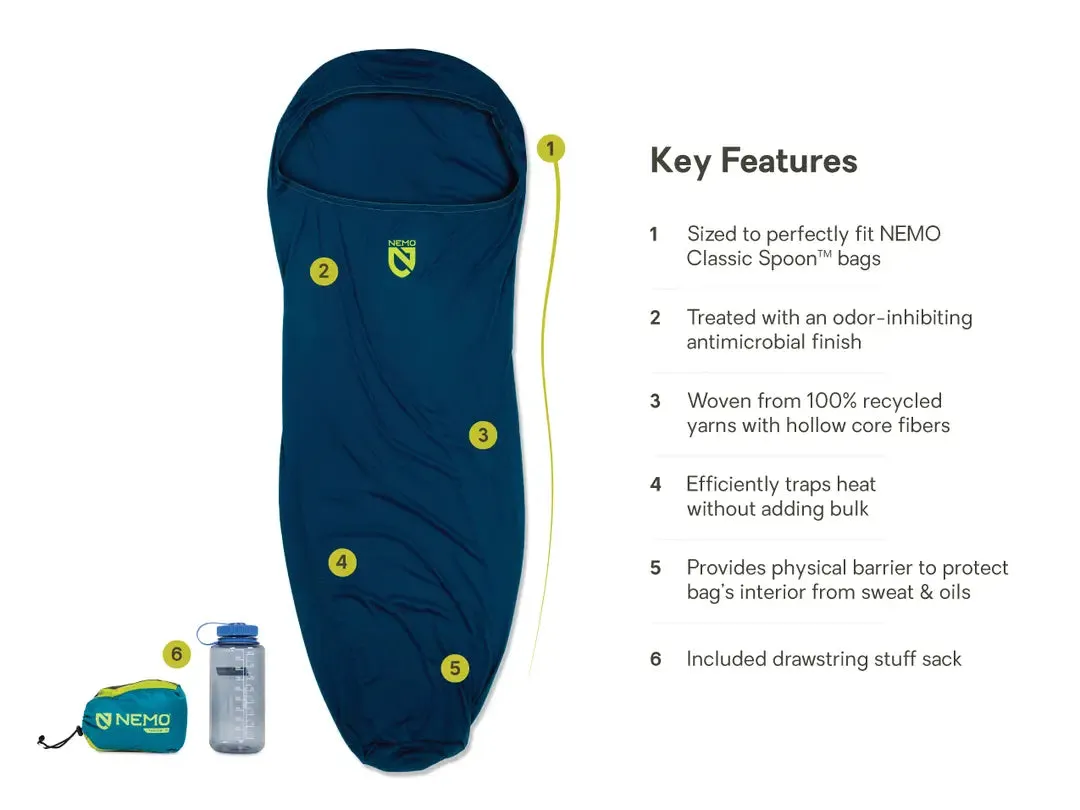 NEMO TRACER SLEEPING BAG LINER LONG