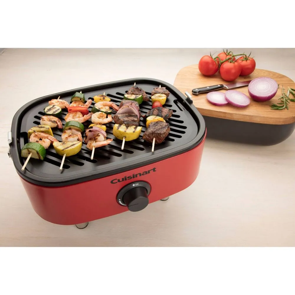 New - Cuisinart 1-Burner Venture Portable Gas Grill CGG-750 Red