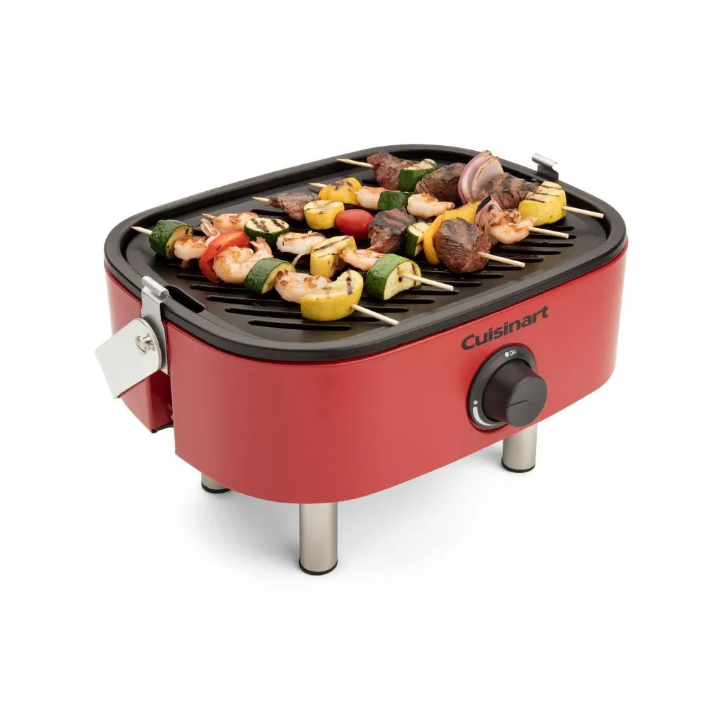 New - Cuisinart 1-Burner Venture Portable Gas Grill CGG-750 Red