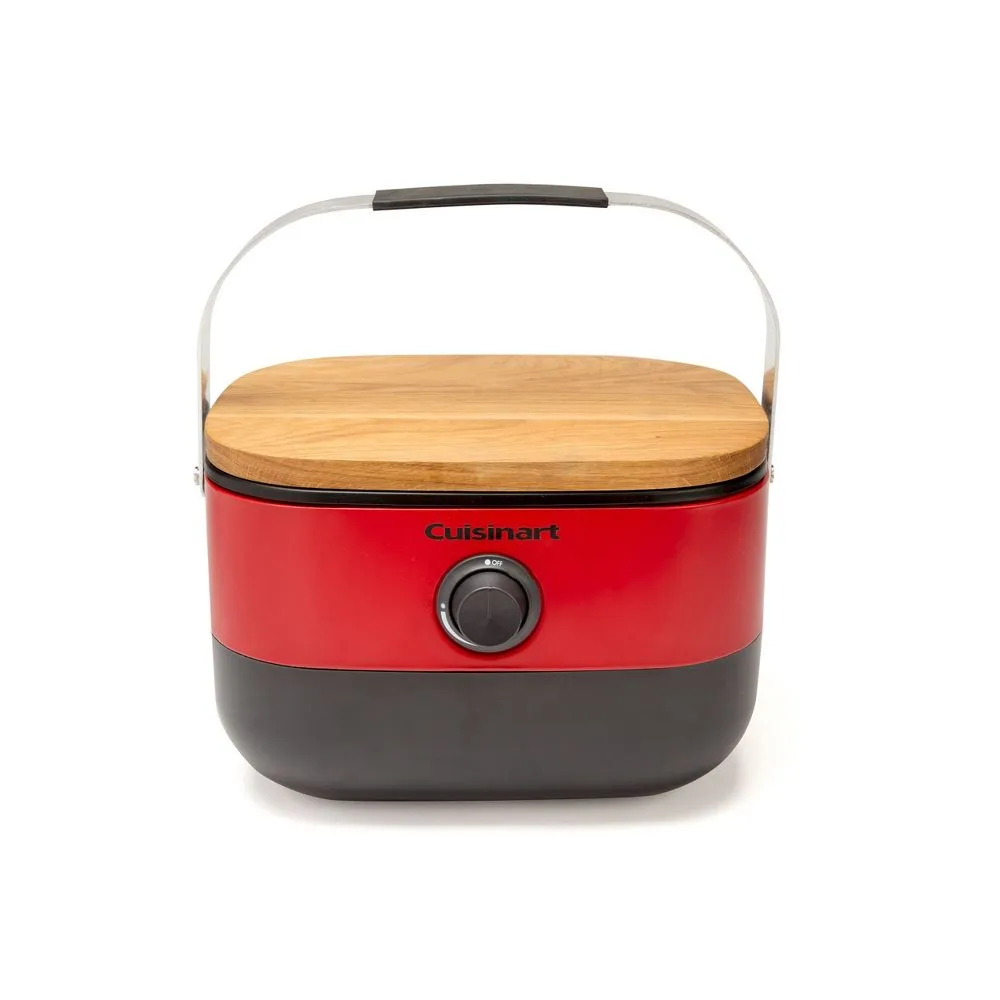 New - Cuisinart 1-Burner Venture Portable Gas Grill CGG-750 Red